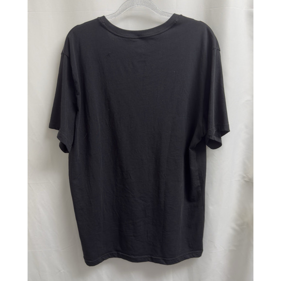 Nike Essential Cotton Stretch Slim Fit V-Neck T-Shirt Black Men's Size XL - Picture 2 of 8